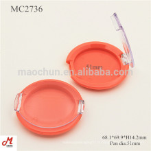 MC2736 Avec couvercle transparent en forme ronde Boîtier Blusher